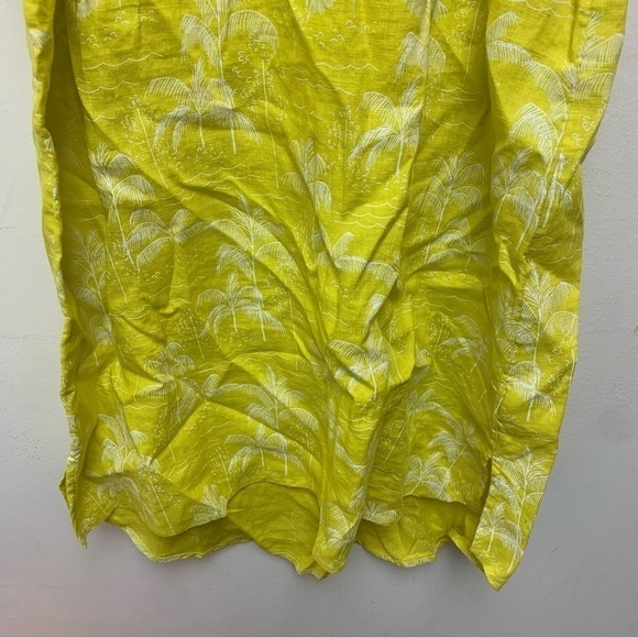 C&C California 100% Linen Palm Tree Dress - Picture 9 of 11